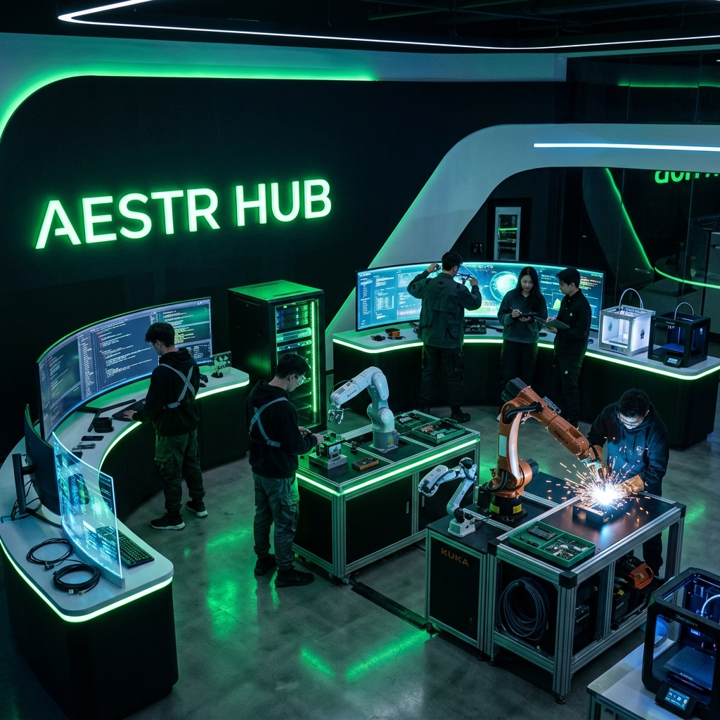 POV: You’re building the future of AI in a lab that actually has Aura