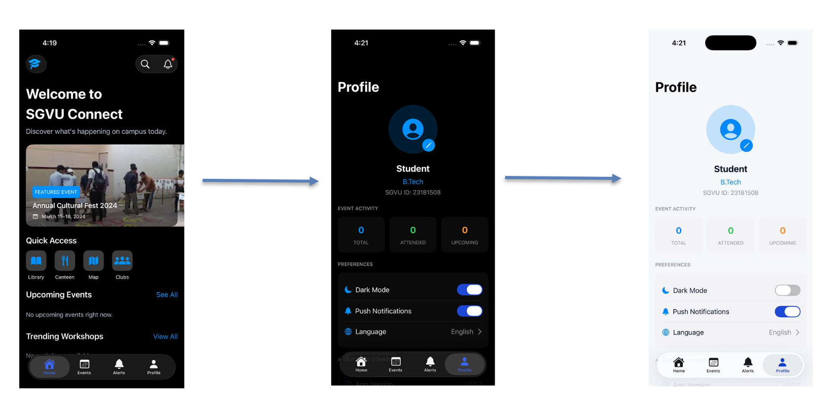 SGVU Connect Mockup