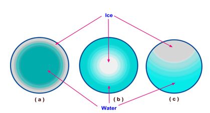 Schematic view of a spherical capsule