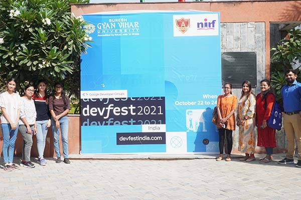 SGVU Google Apps Department Celebrates DevFest2021